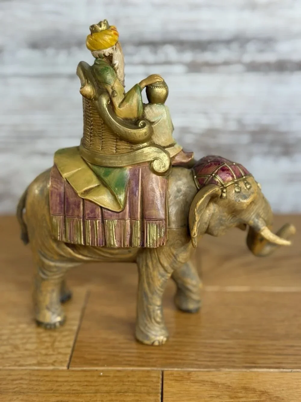 Fontanini 1992 THREE WISEMEN ON HORSE, ELEPHANT, CAMEL Nativity 5” Scale